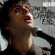 'Wake Me Up When September Ends' - Green Day