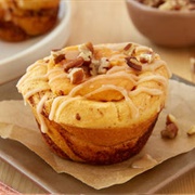 Pumpkin Cheesecake Cinnamon Roll Cups