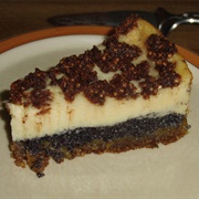 Vegan Poppy Seed Cheesecake With Nectarines