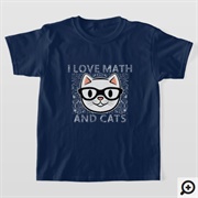 Maths and Cat T-Shirt