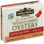 Smoked Oysters With Red Chili Pepper