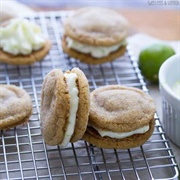 Key Lime Pie Sandwich Cookies