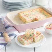 White Chocolate Confetti Brownies