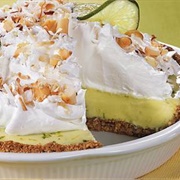 Coconut Macadamia Key Lime Pie