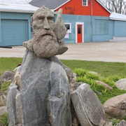 Apple Park Farm Statues