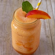 Peach Lemonade Slush