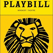 Broadway's the Lion King