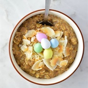 Mini Egg Overnight Oats