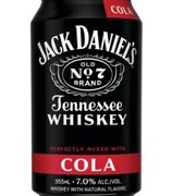 Jack Daniels Whiskey Mixed With Cola