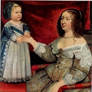 Anne of Austria With Her Son Louis XIV