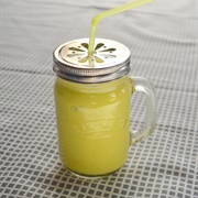 Mango Coconut and Avocado Smoothie With Ginger