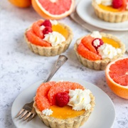 Grapefruit Curd Tart
