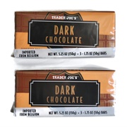 Trader Joe's Belgian Dark Chocolate
