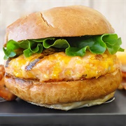 Alaskan Salmon Cheeseburger