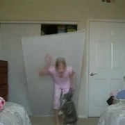 Closet Falls on Girl