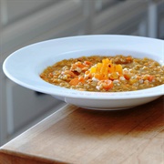 Apricot Green Lentils