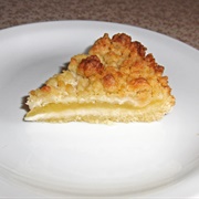 Vegan Apple Cake With Marzipan Crumb Topping