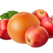 Apple and Grapefruit