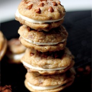 Cinnamon Chip Snickerdoodle Cheesecake Cookie Sandwiches