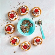 Mini Egg Strawberry Shortcake Tartlet