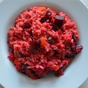 Rice With Beetroot