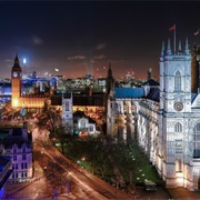Big Ben and Westminster Abbey, London, England