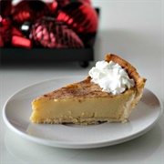 Eggnog Custard Pie