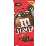 M&M's Cookie Milk Chocolate Bar