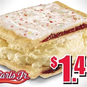 Carl's Jr Pop-Tart Ice Cream Sandwich