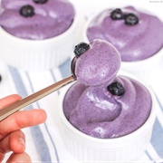 Blueberry Whipped Cream