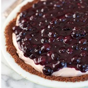 Blueberry Nutella Cream Pie