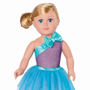 Doll Girl Blonde Hair