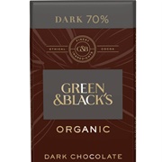 Green & Black's Organic Dark Chocolate 70% Cocoa