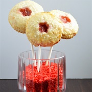 Strawberry Limeade Pie Pops