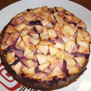 Vegan Savoury Red Cabbage, Zucchini and Pear Cake