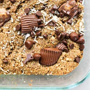 Pumpkin Peanut Butter Monster Cookie Bars