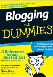 Blogging for Dummies (Susannah Gardner)