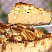 Banana Cheesecake With Coconut and Dulce De Leche