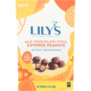 Lily&#39;s Milk Chocolate Style Covered Peanuts 35% Cocoa