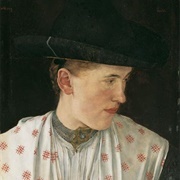 Head of a Peasant Girl (Wilhelm Leibl)