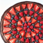 Chocolate Fruit Pizza
