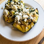 Acorn Squash Goat Cheese