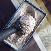 Vanilla and Brownie Ice Cream