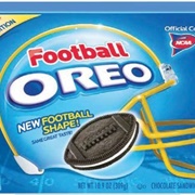 Football-Shaped Oreo