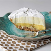Triple-Layer Eggnog Pie