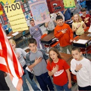 Saying the Pledge of Allegiance Every Morning