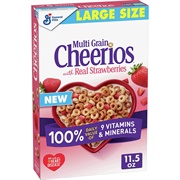 Multi Grain Cheerios With Real Strawberries