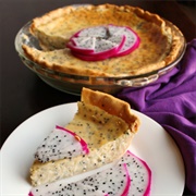 Dragonfruit Cream Pie