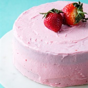 Homemade Strawberry Cake
