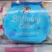 7-11 Birthday Cake Mini Donuts